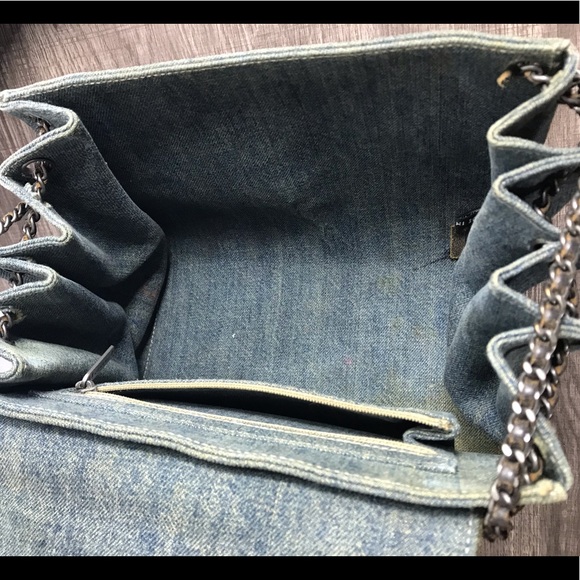 💎RARE💎Chanel denim accordion purse - Picture 7 of 10